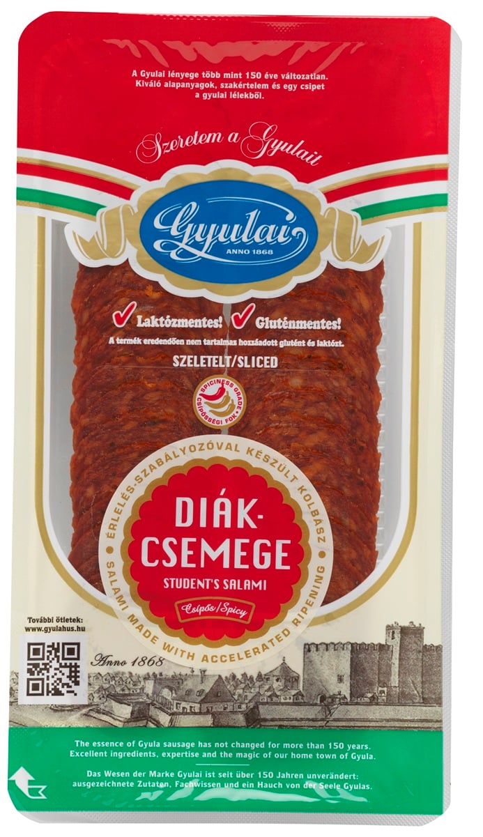 Gyulai szeletelt diákcsemege