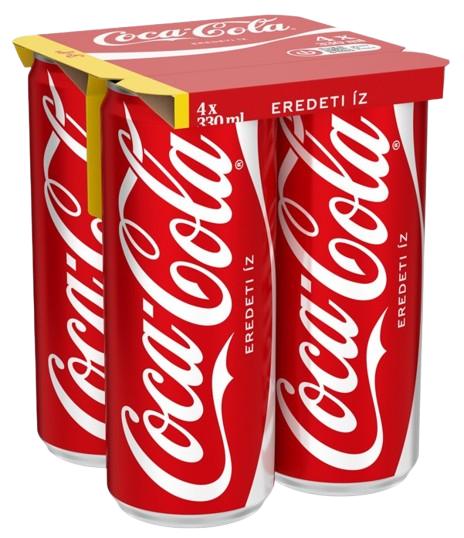 Coca-Cola colaízű szénsavas üdítőital 4 x 330 ml