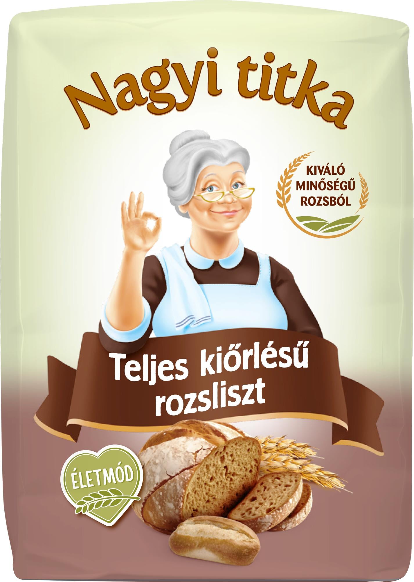 Nagyi titka teljes kiőrlésű rozsliszt RTKL