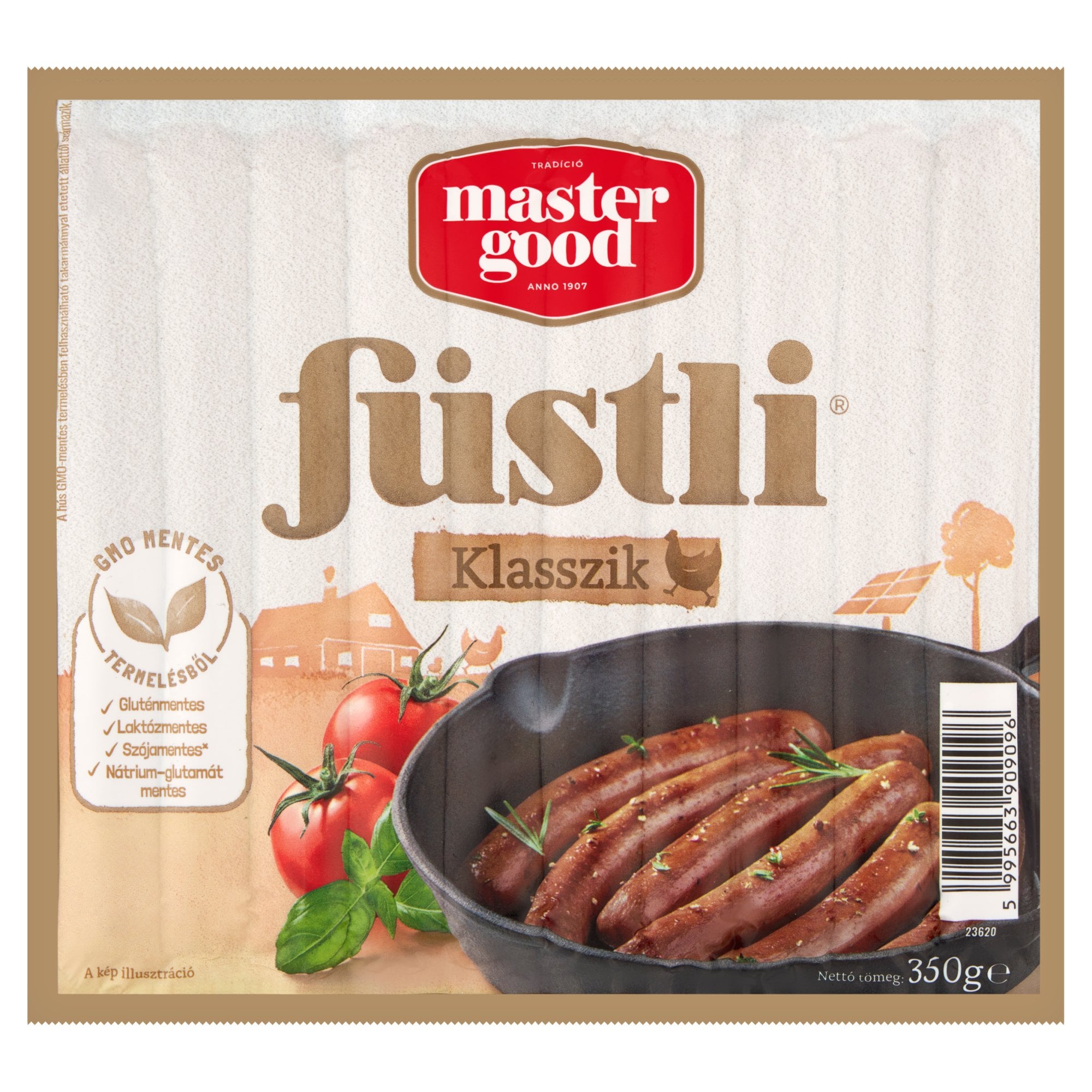 Master Good Füstli Klasszik füst ízesítésű virsli csirkehúsból
