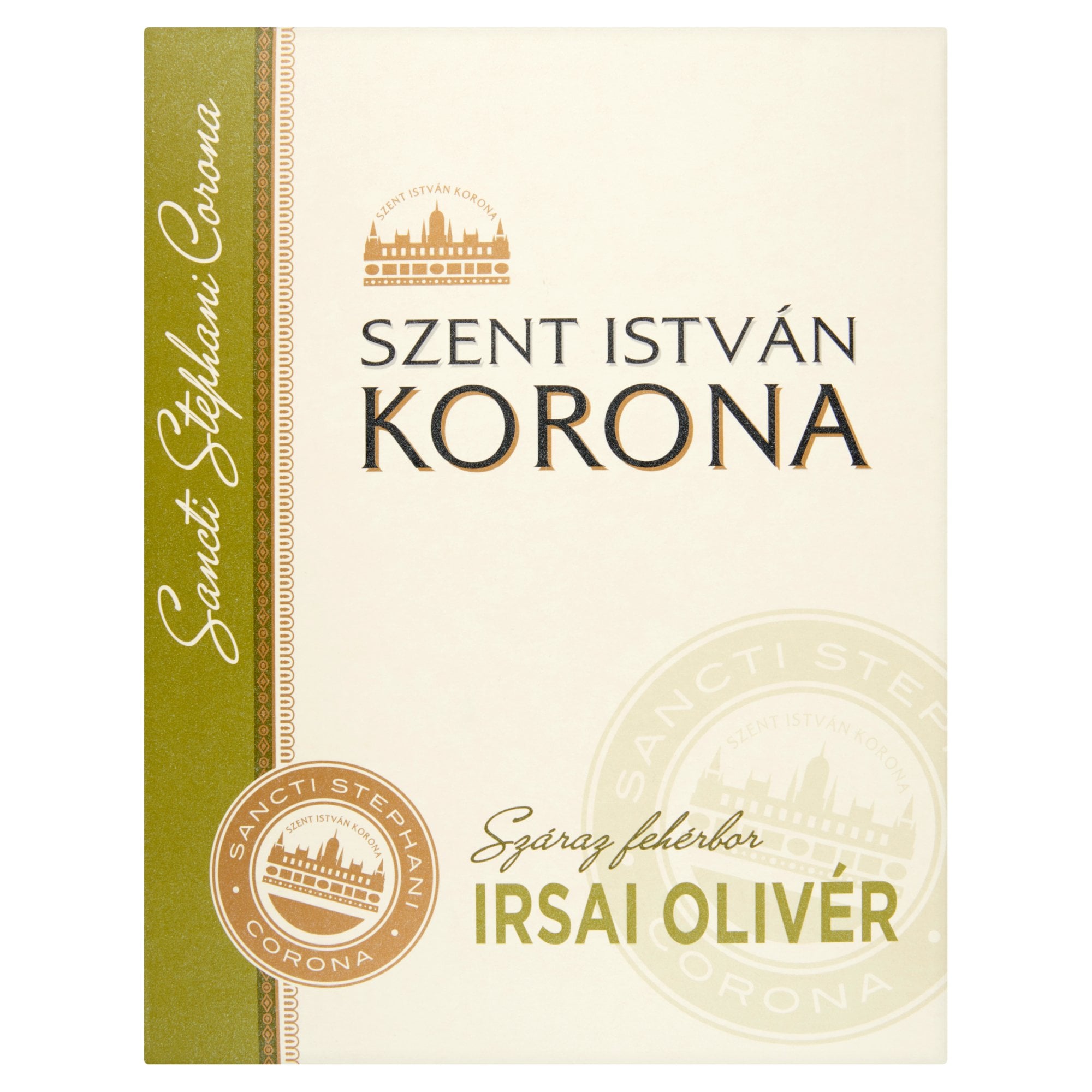 Szent István Korona Dunántúli Irsai Olivér száraz Bag-in-Box fehérbor 11%