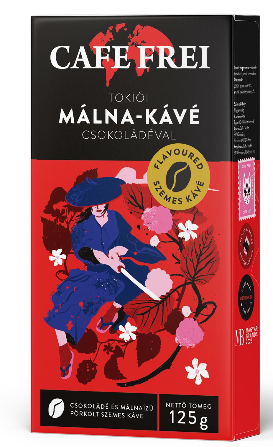 Cafe Frei tokiói málna-kávé csokoládéval