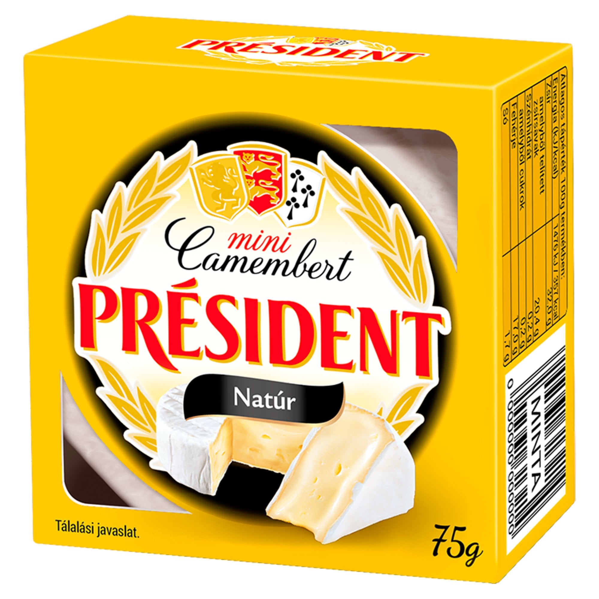 Président Mini Camembert sajt natúr
