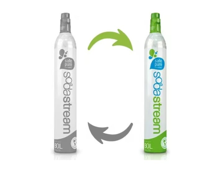 Sodastream cseregáz hagyományos, csavaros készülékhez