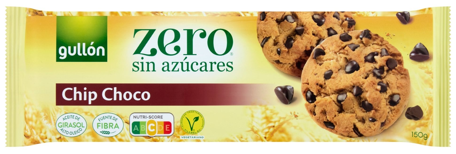 Gullon DietNature Chip Choco cukormentes keksz csokoládé darabkákkal, édesítőszerrel