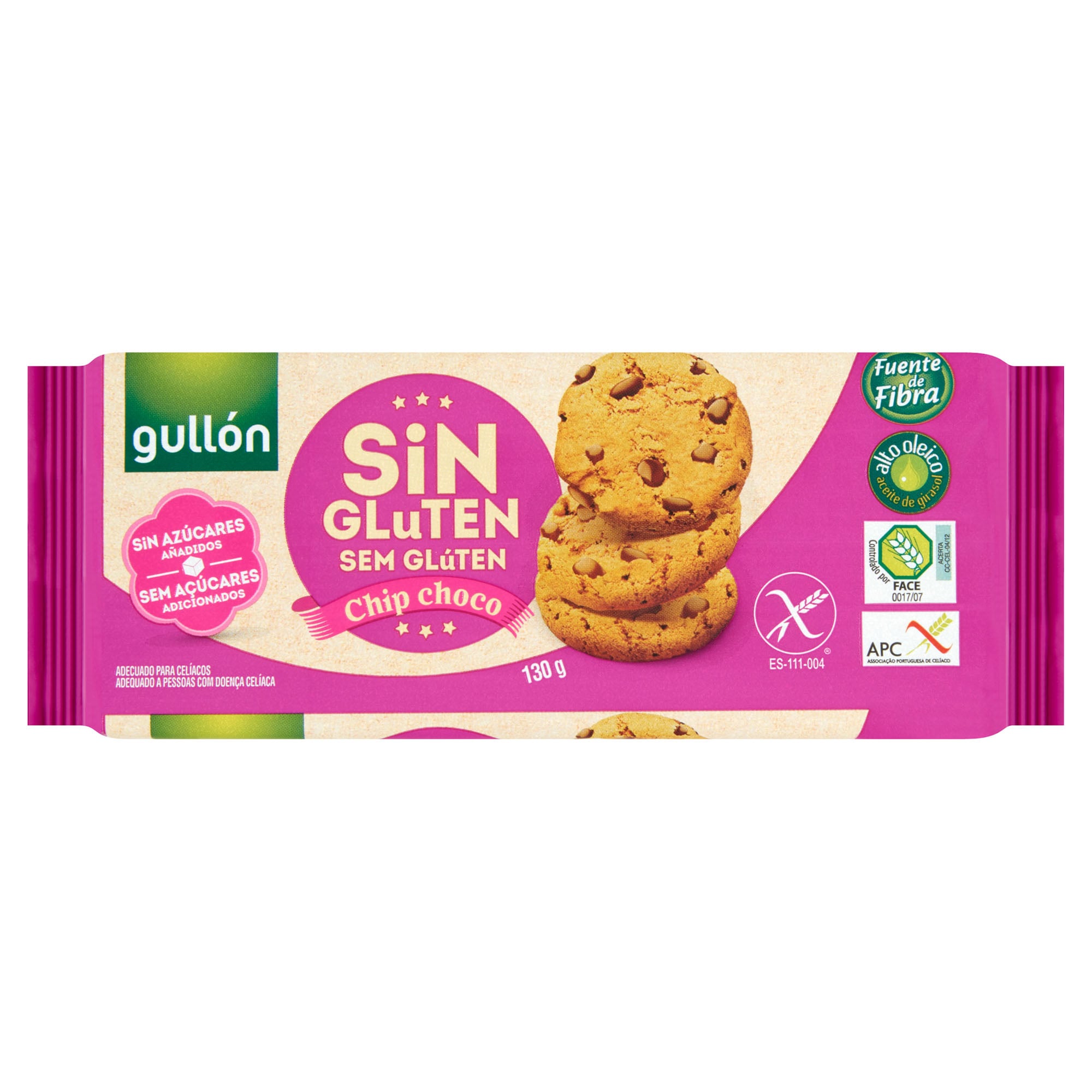Gullon Chip Choco gluténmentes keksz