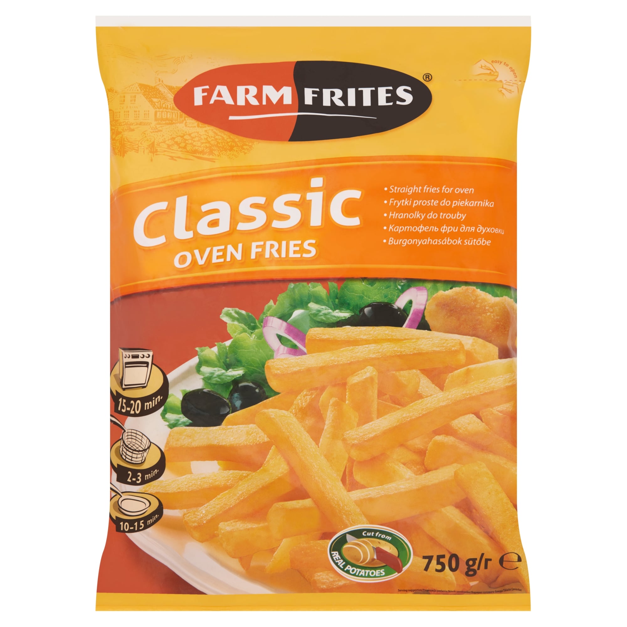Farm Frites Hasábburgonya 10mm sütőbe