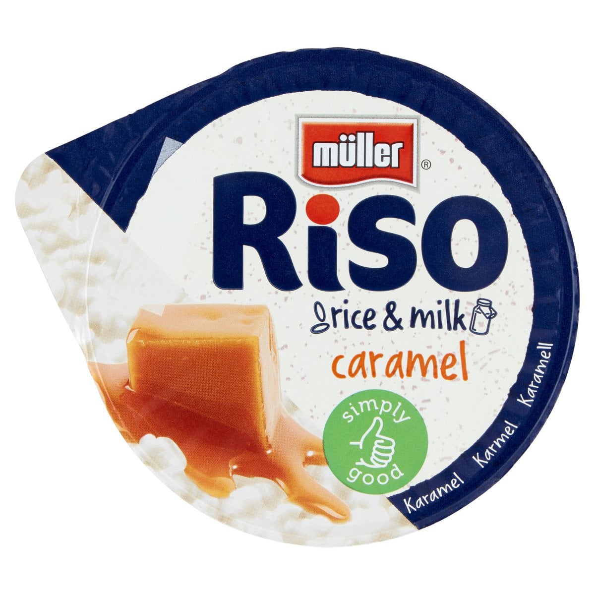 Müller Riso Tejberizs desszert karamellel