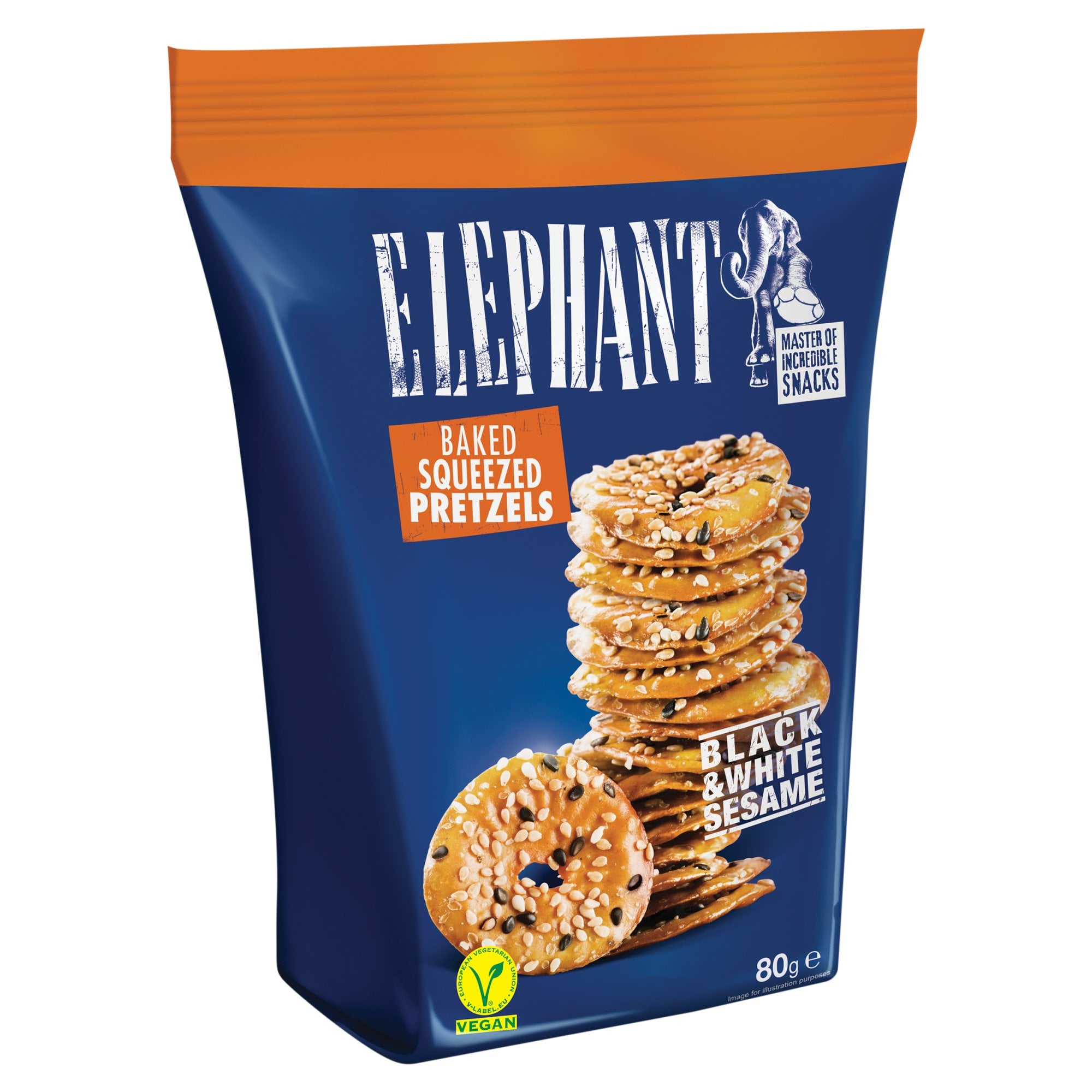 Elephant chips-tallér szezámmagvakkal