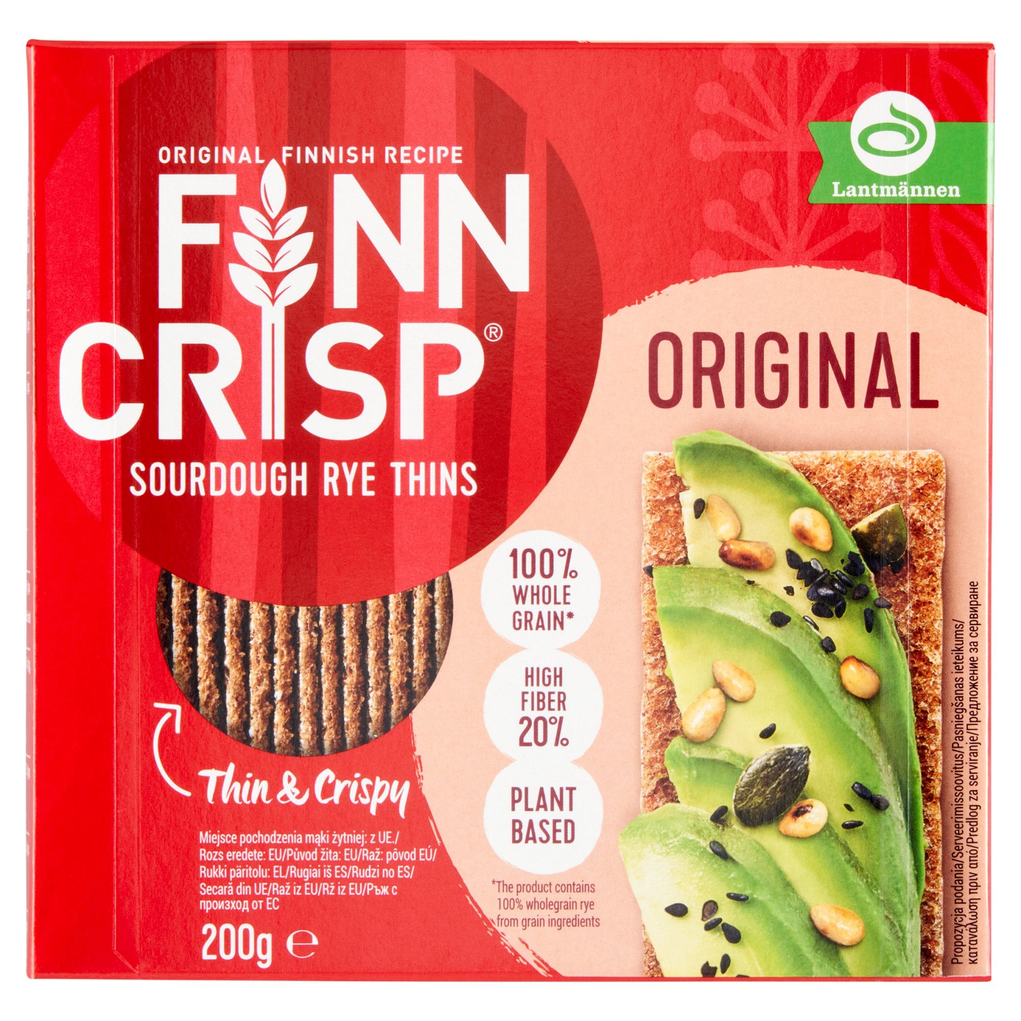 Finn Crisp Vékony Ropogós Kenyér natúr