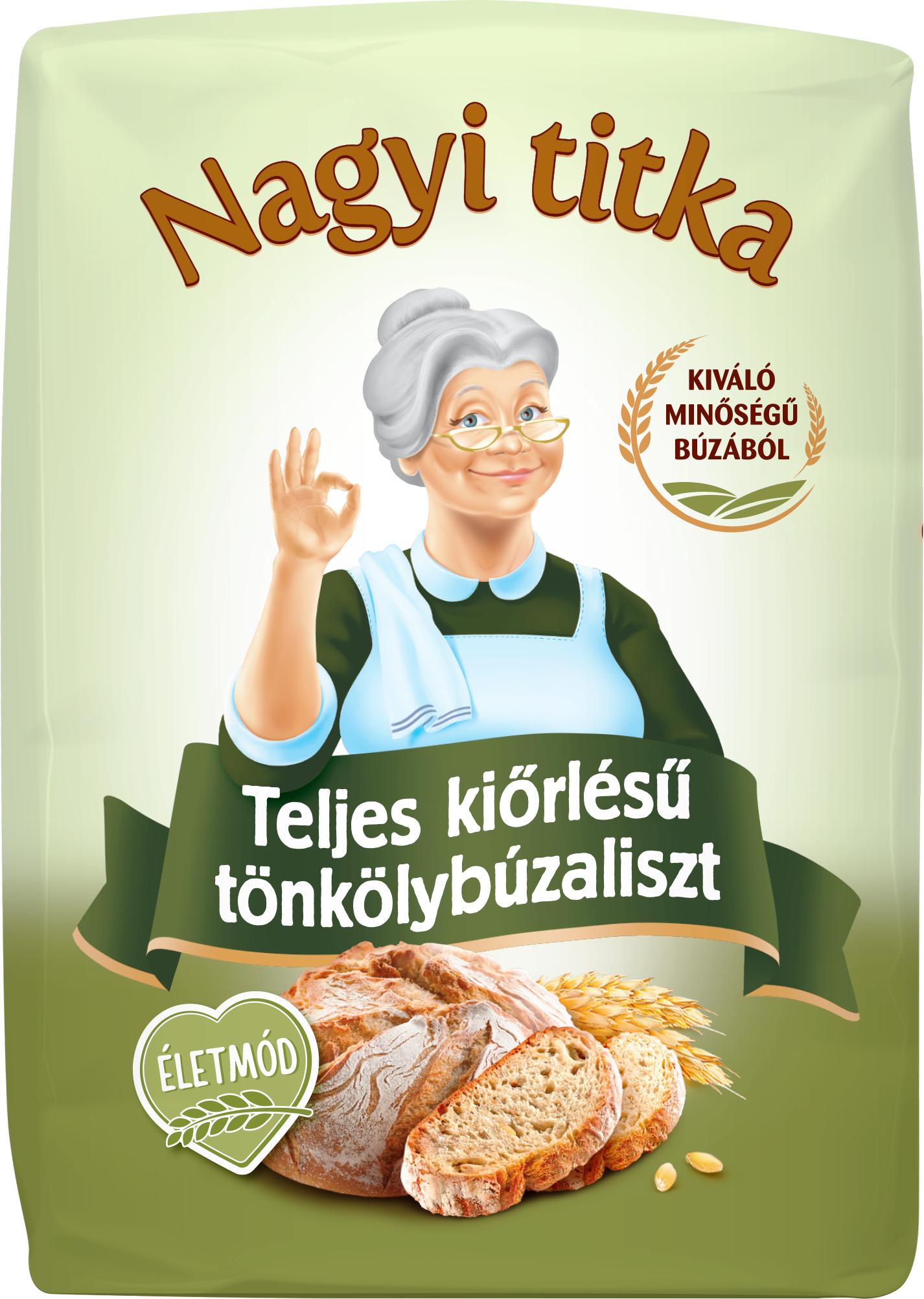 Nagyi titka Teljes kiőrlésű tönkölybúzaliszt
