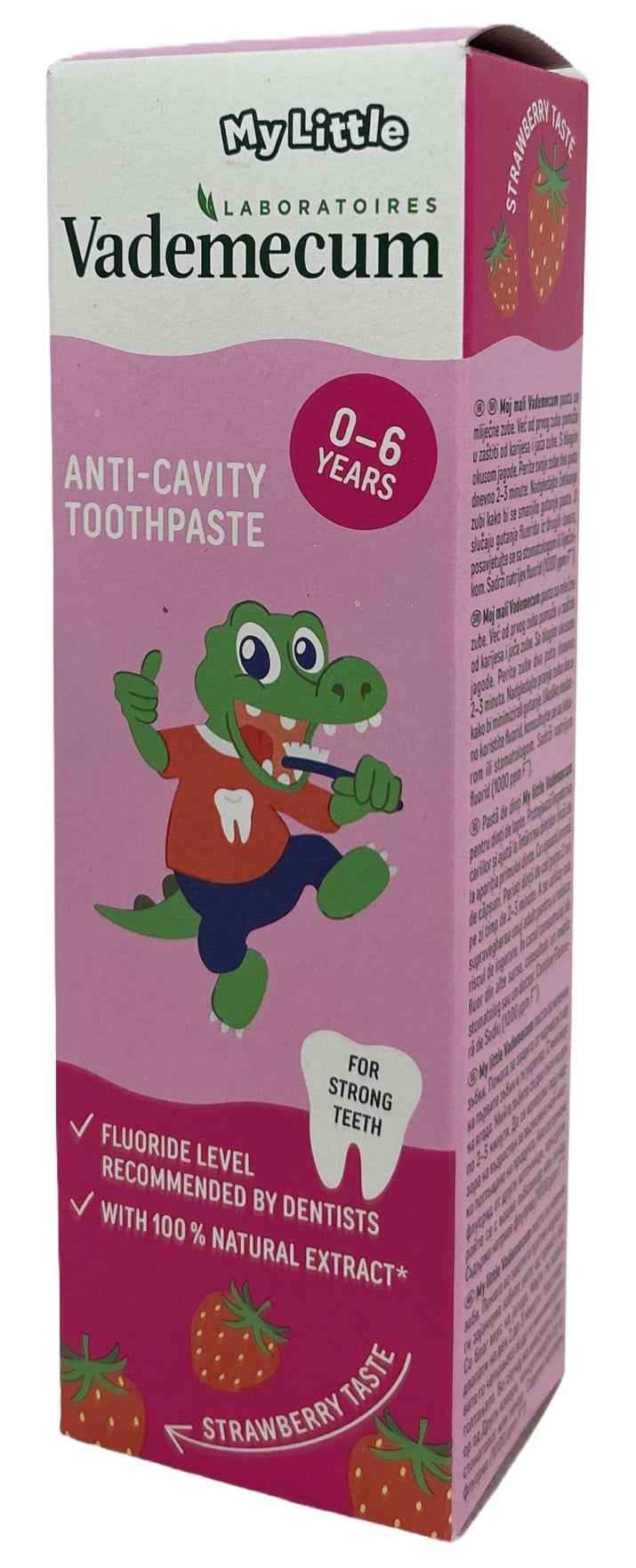 Vademecum Fogkrém Junior eperízű 0-6 éves korig