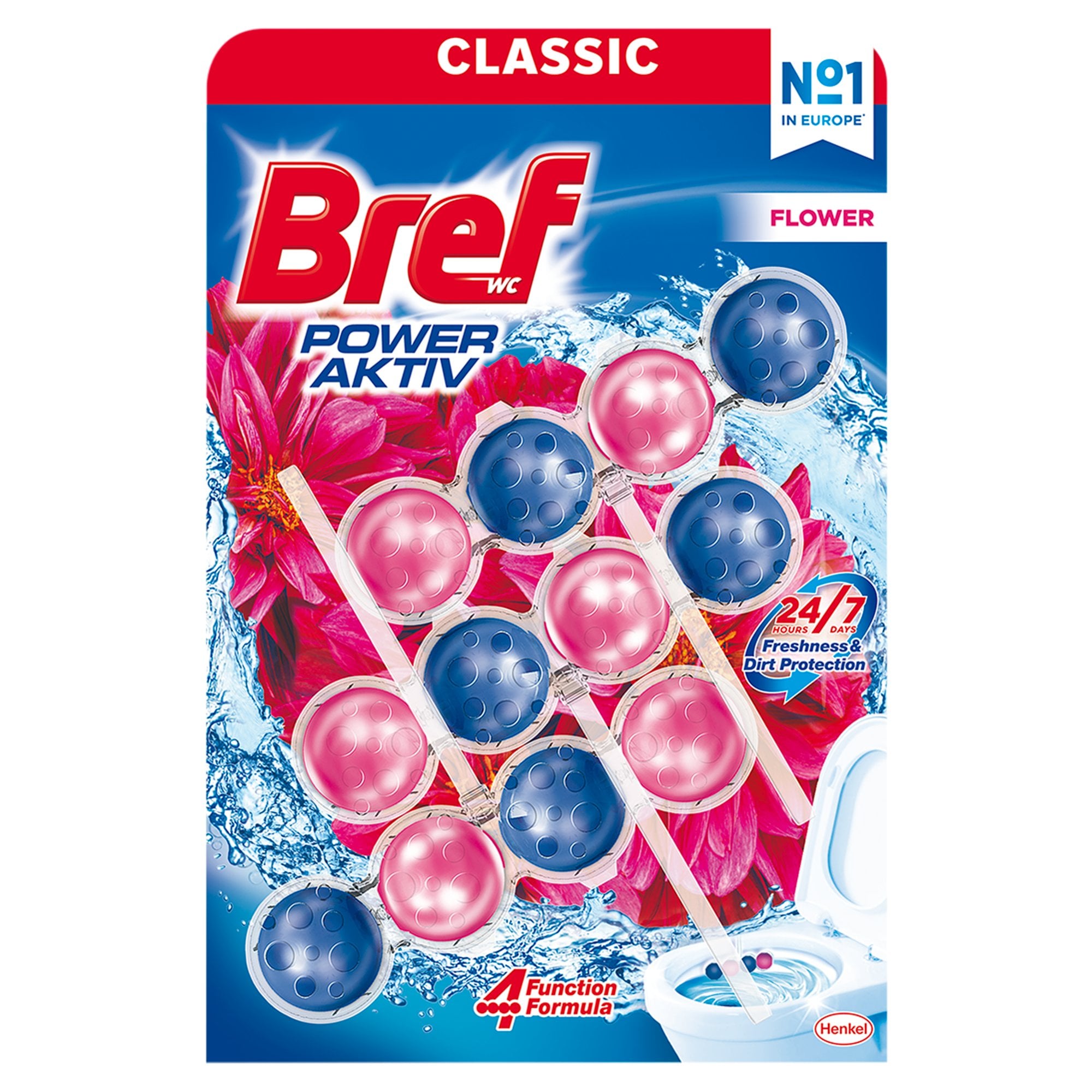 Bref Power Aktiv Flowers Toalett frissítő