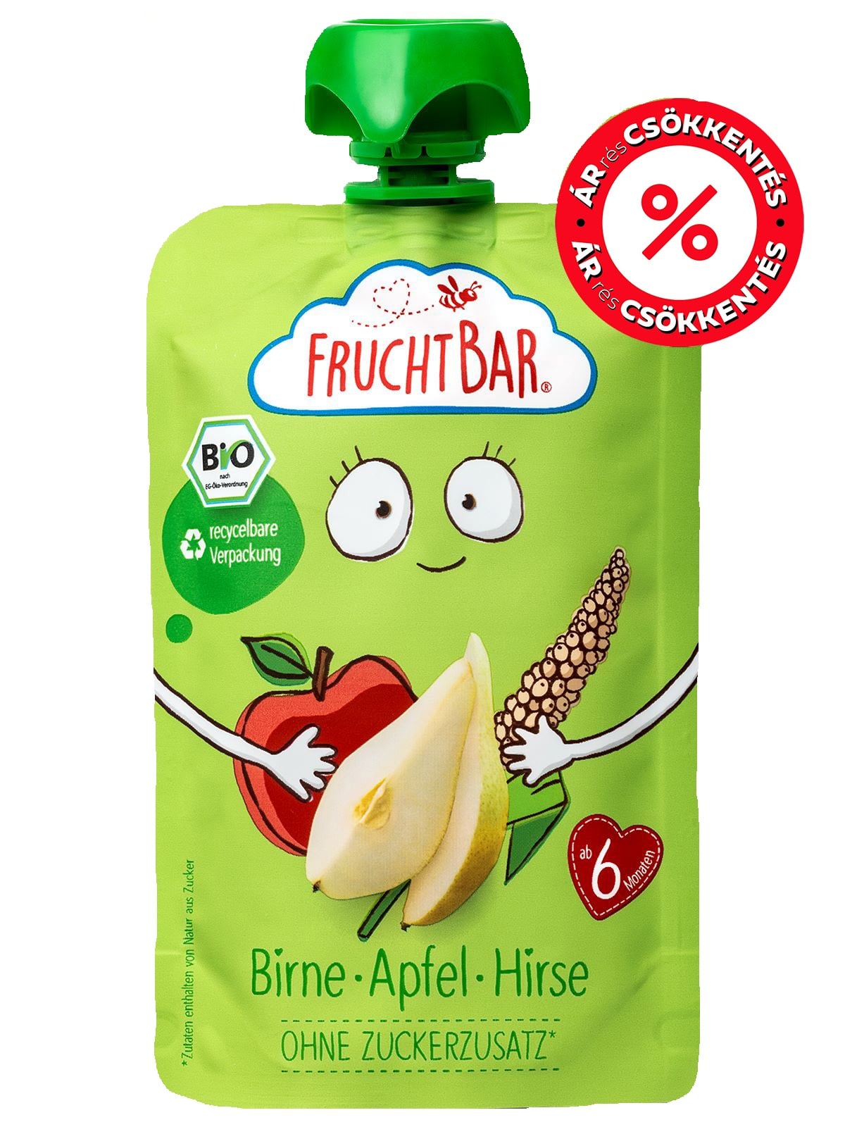 Fruchtbar BIO Körte-Alma-Köles 6 hónapos kortól