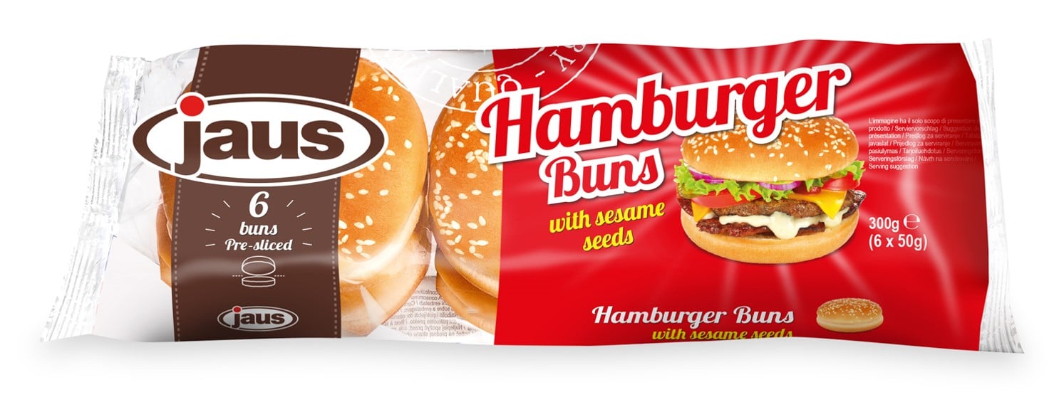 Jaus Szezámmagos Hamburger