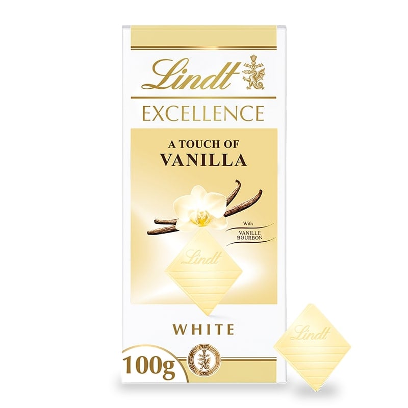 Lindt Excellence 'A Touch of Vanilla extra' vaníliás fehér csokoládé