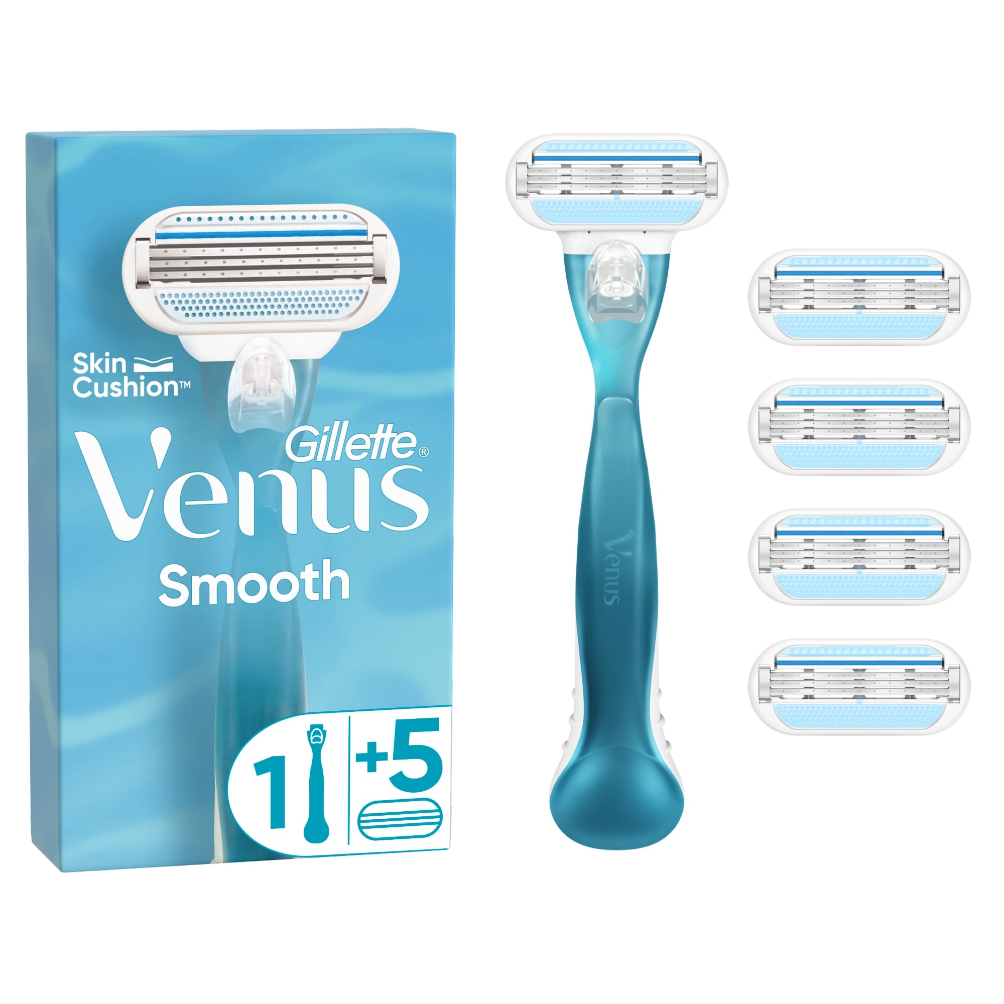 Venus Smooth Női Borotva + 5 Borotvabetét