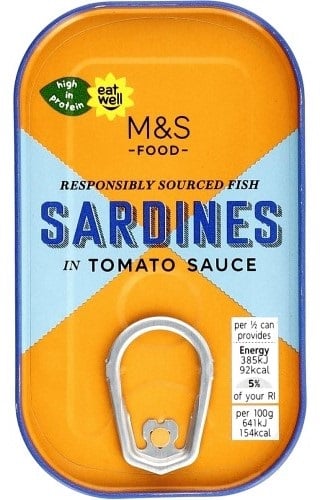Marks & Spencer Portugál szardínia paradicsomszószban