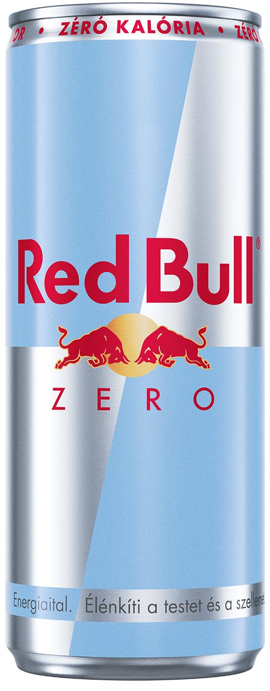 Red Bull Zero szénsavas koffein tartalmú ital édesítőszerekkel