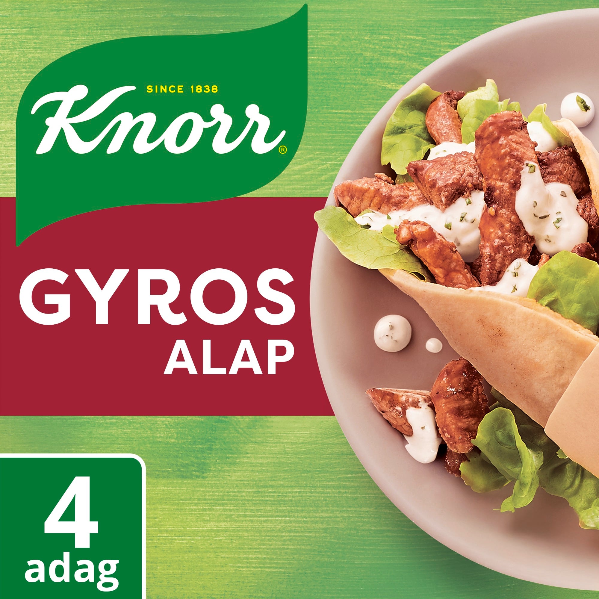 Knorr Fix gyros alap fokhagymás dresszinggel /30g+10g/