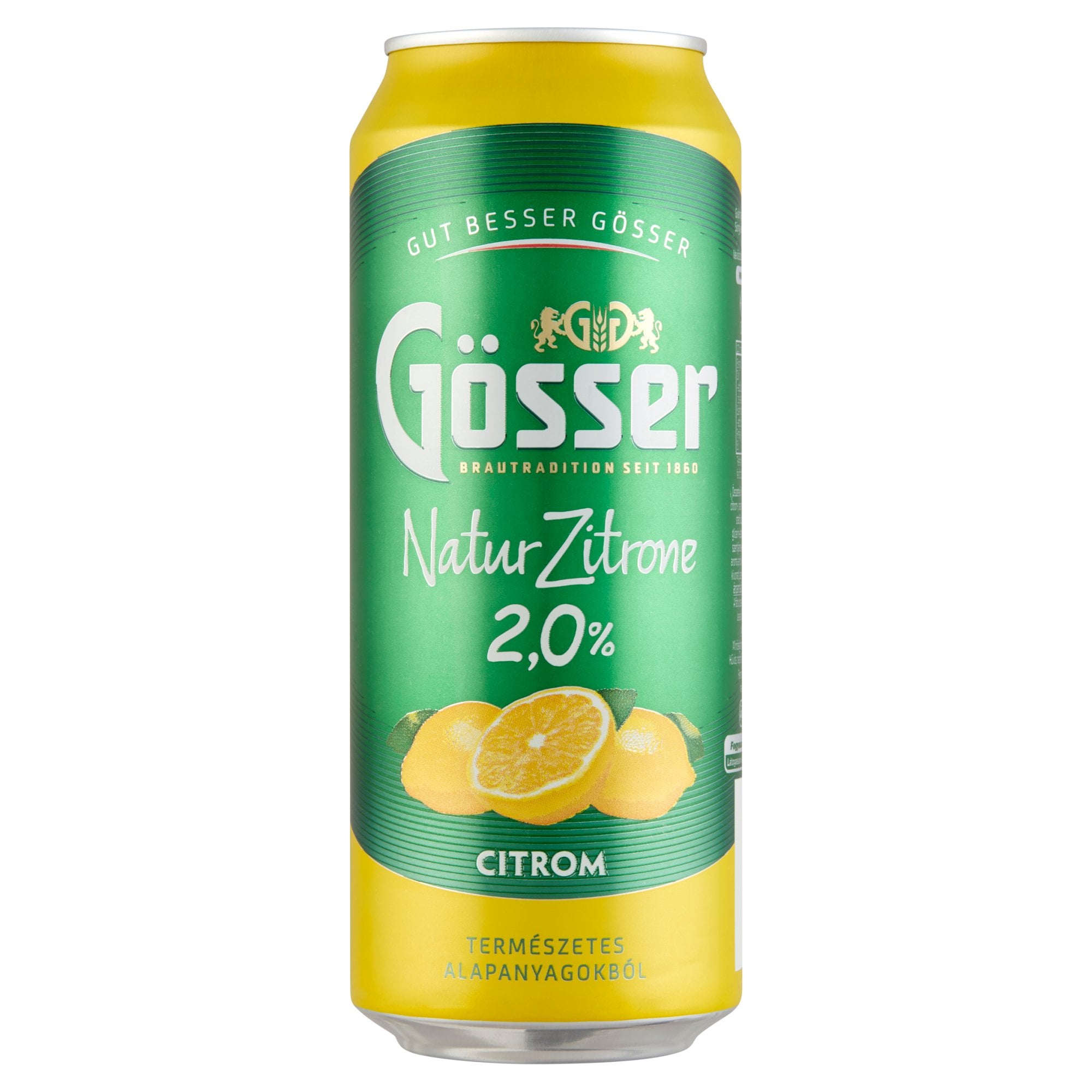 Gösser Natur Zitrone Citromos sörital 2%