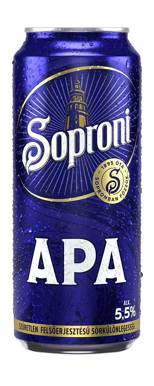 Soproni Óvatos Duhaj APA minőségi világos sör 5,5%