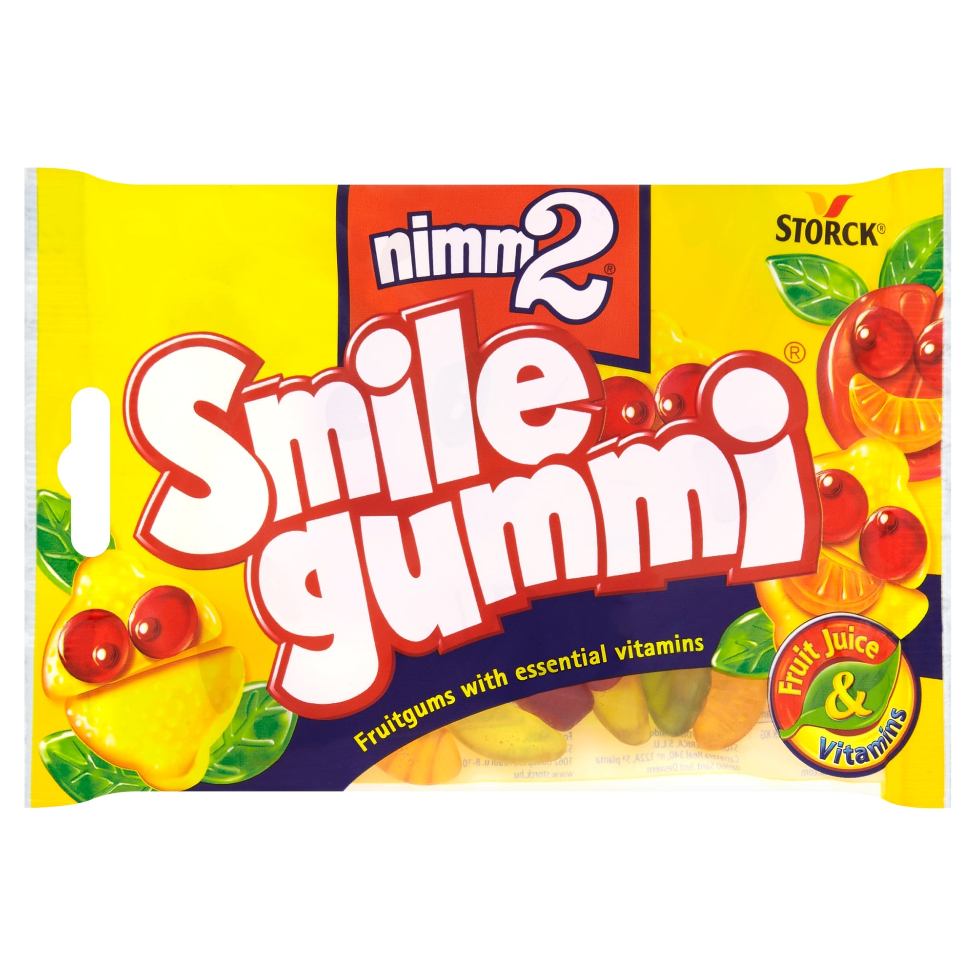 Nimm2 Smilegummi vegyes gyümölcs ízű gumicukorka vitaminokkal