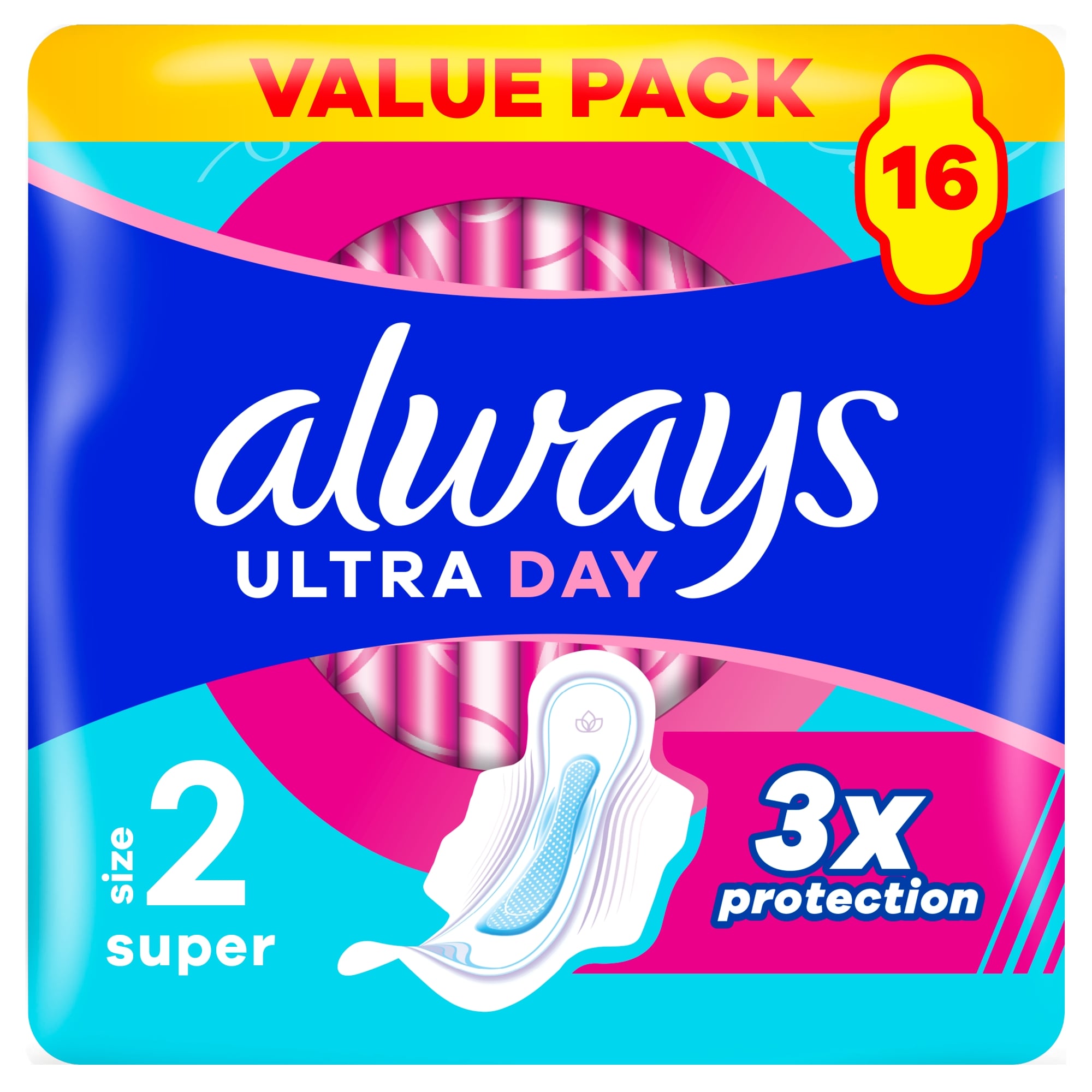 Always Ultra Super Szárnyas egészségügyi betét (2-es méret)