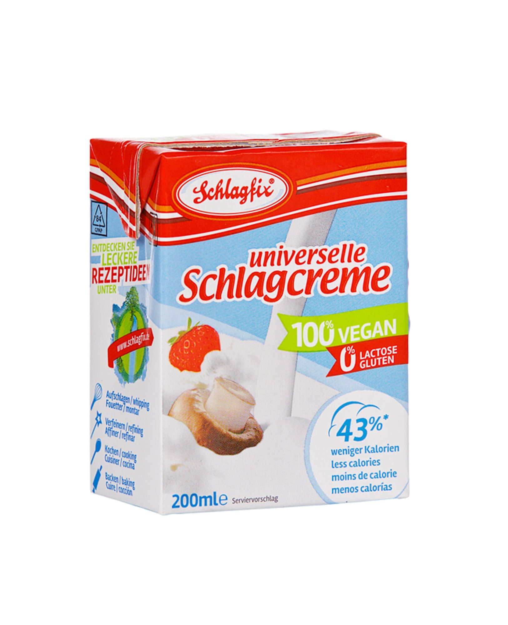 Schlagfix Vegán habkrém 15%
