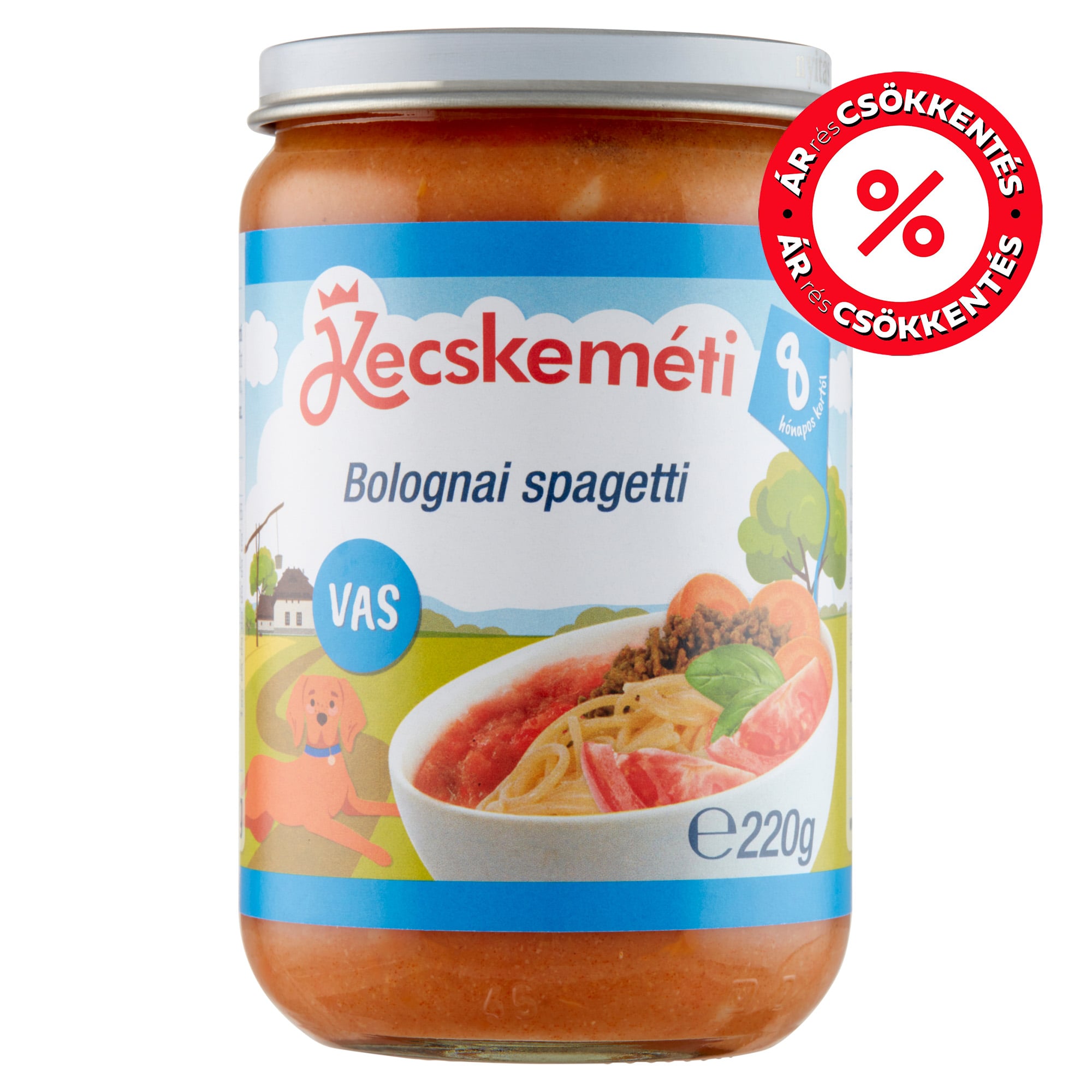 Kecskeméti Bolognai spagetti 8 hónapos kortól