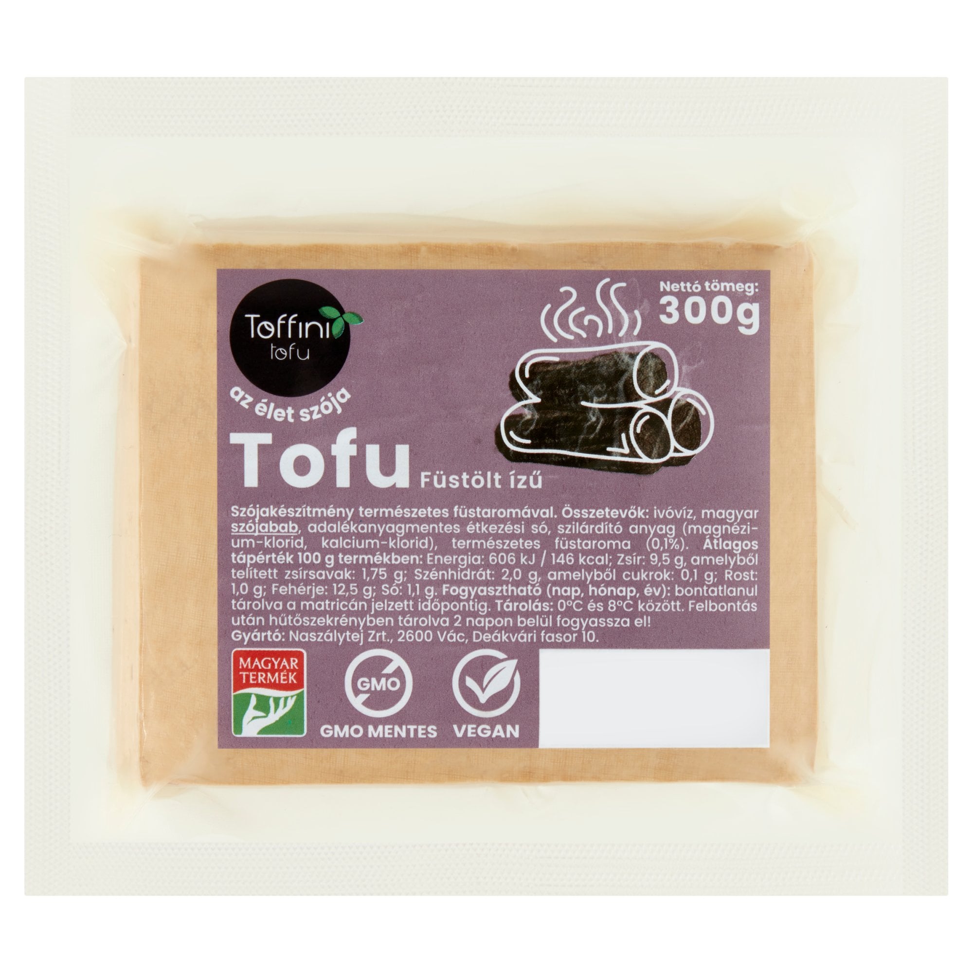 Toffini Füstölt tofu, zacskós