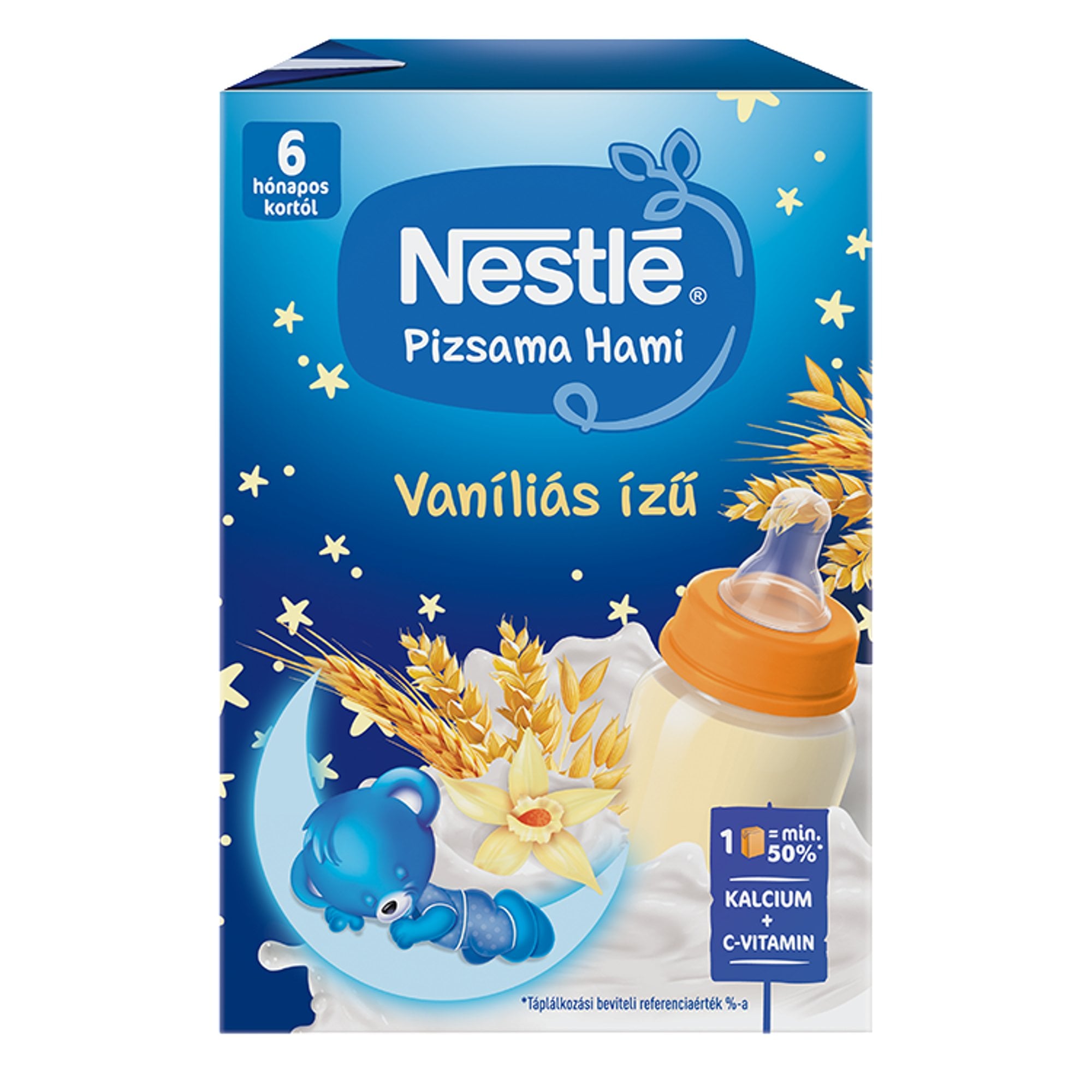 Nestlé Pizsama Hami UHT vaníliás ízű folyékony gabonás bébiétel 6 hónapos kortól