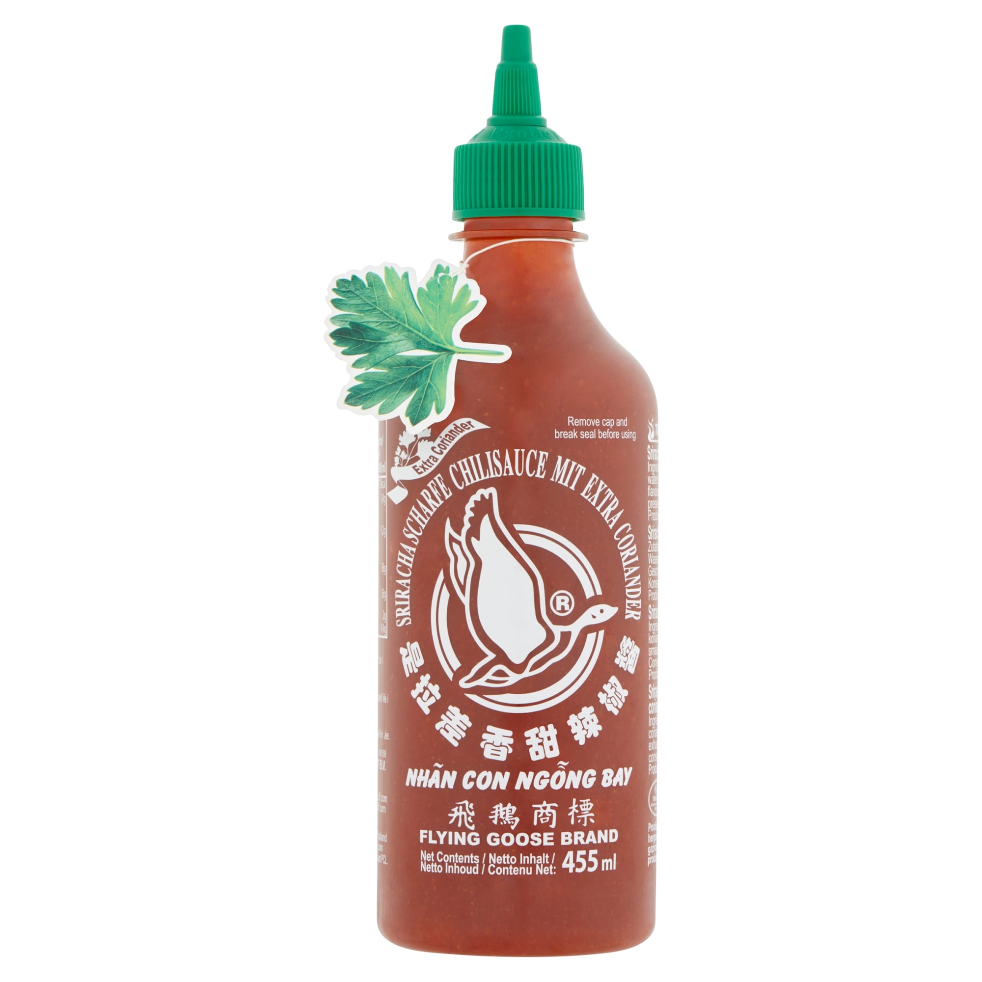 Flying Goose Szósz Sriracha Csípős Chili Extra Korianderrel