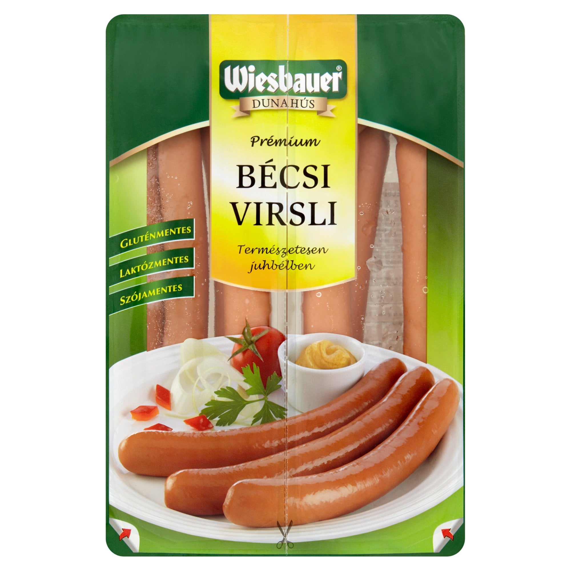 Wiesbauer prémium bécsi sertés virsli 2x200g