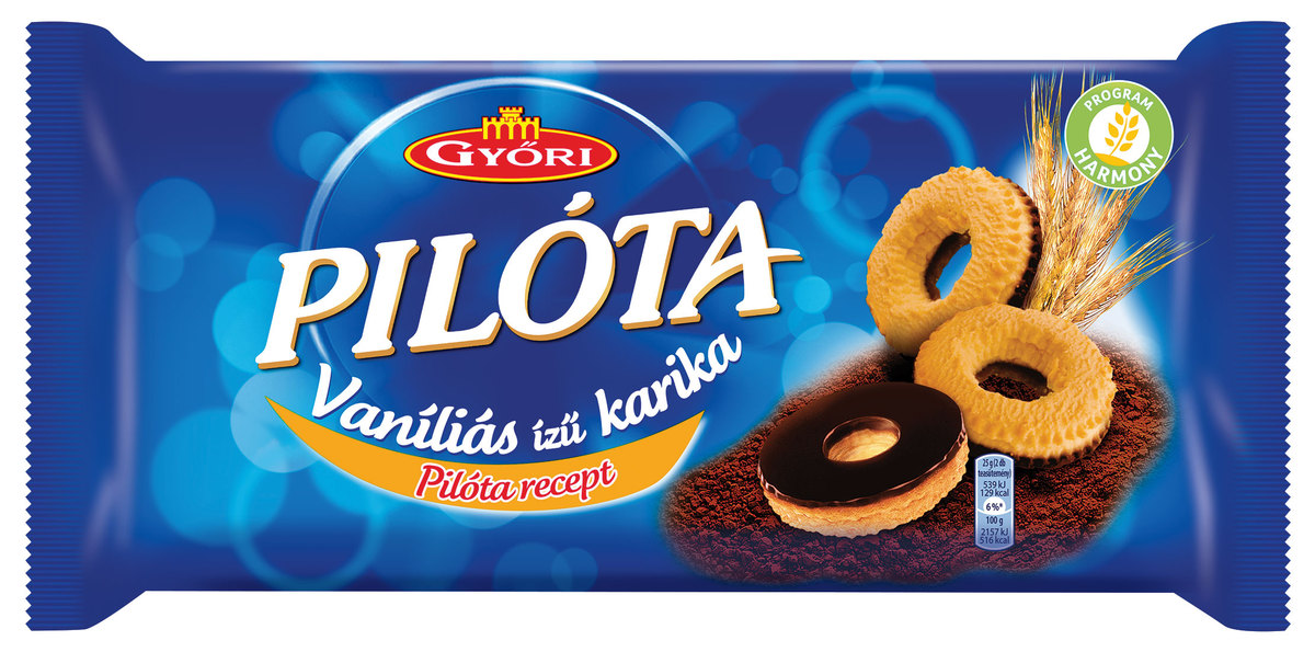 Győri Pilóta vaníliás karika
