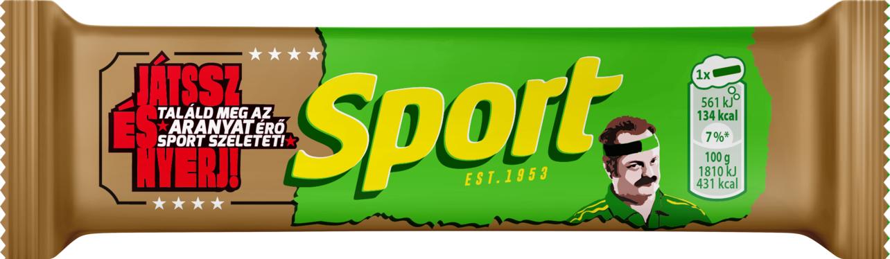 Sport étcsokoládéval mártott rumos ízű kakaós szelet
