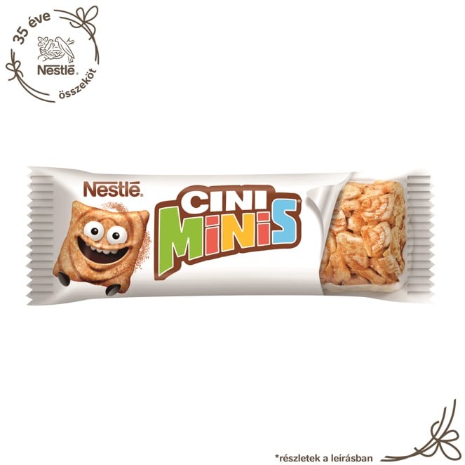 Cini Minis ropogós, fahéjas gabonapehely-szelet