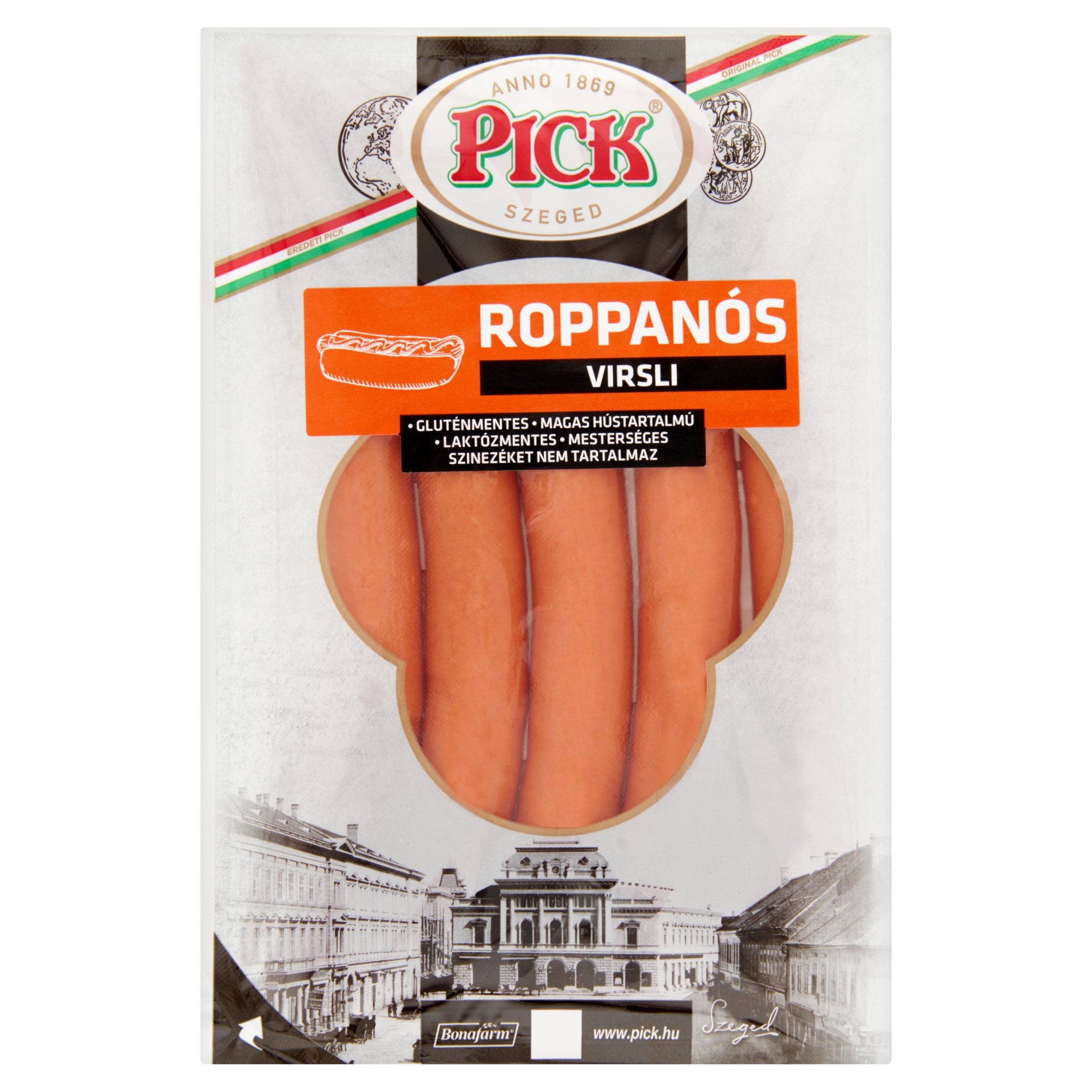 Pick roppanós sertés-marha virsli