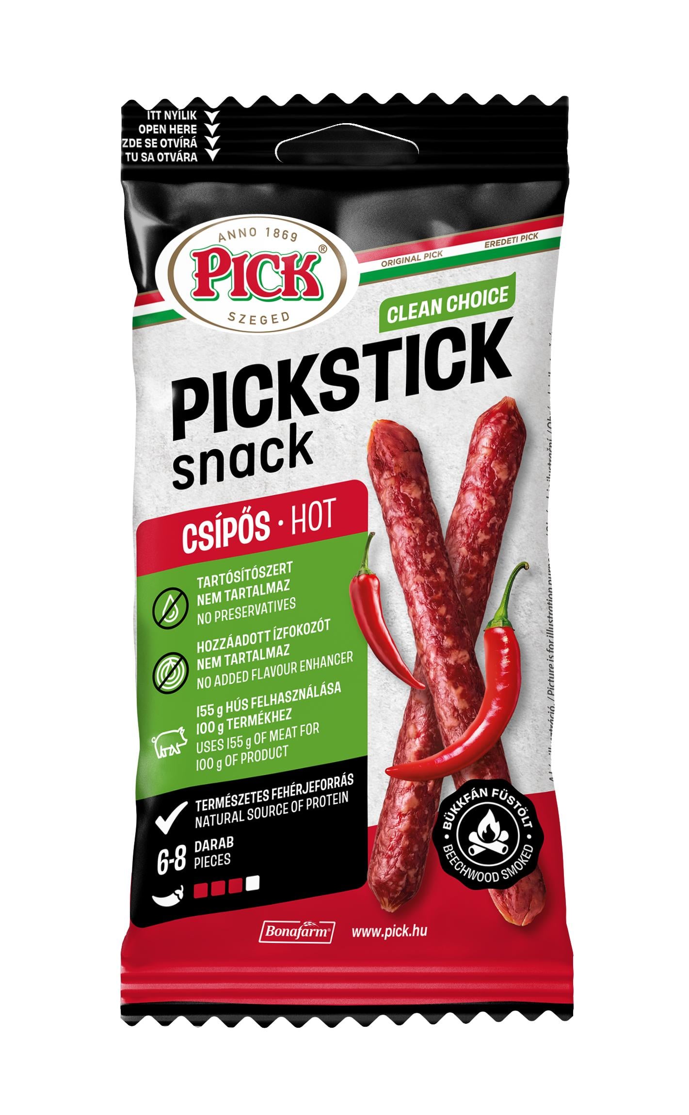 Pick pickstick snack csípős
