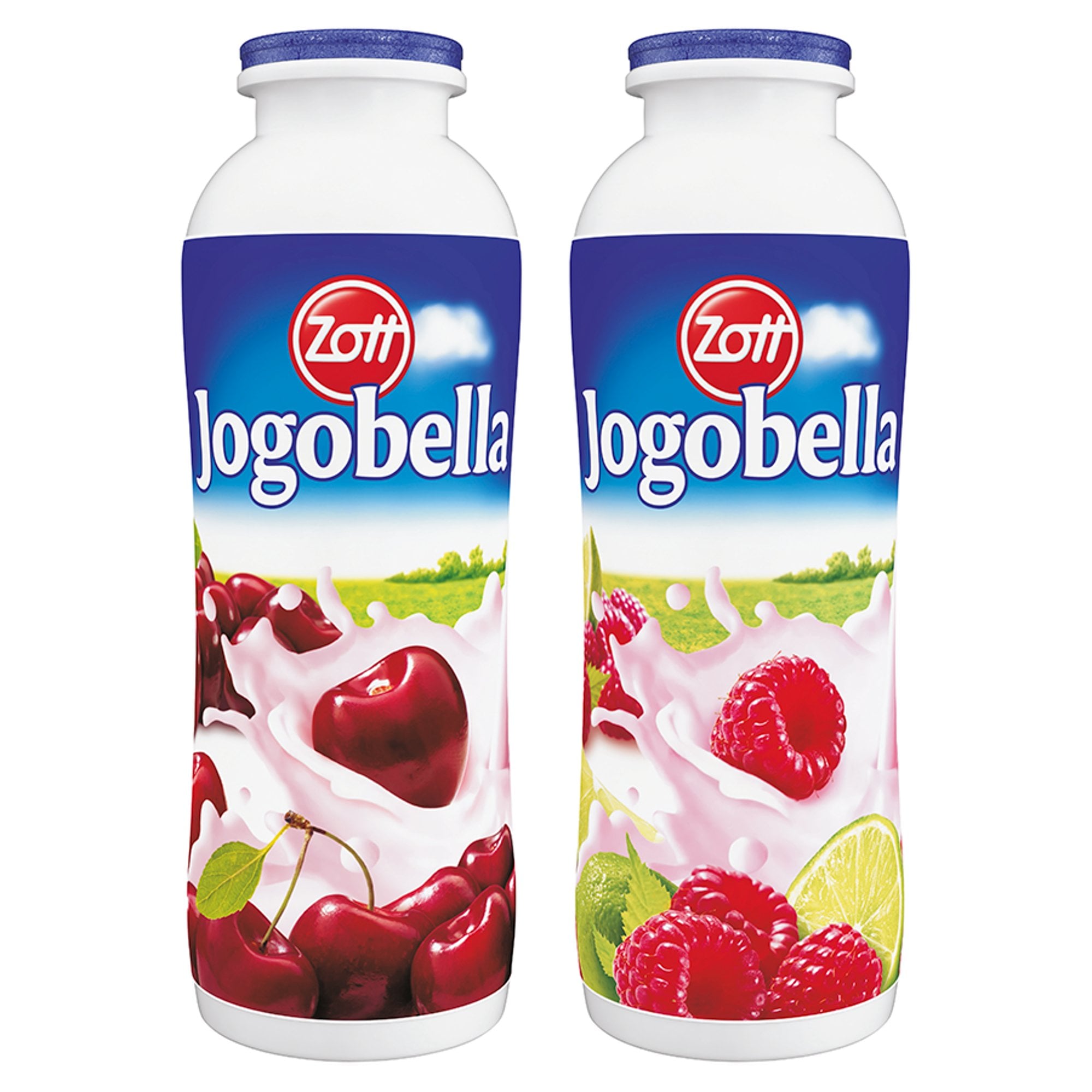 Jogobella Joghurtital meggy / málna-lime, többféle ízben
