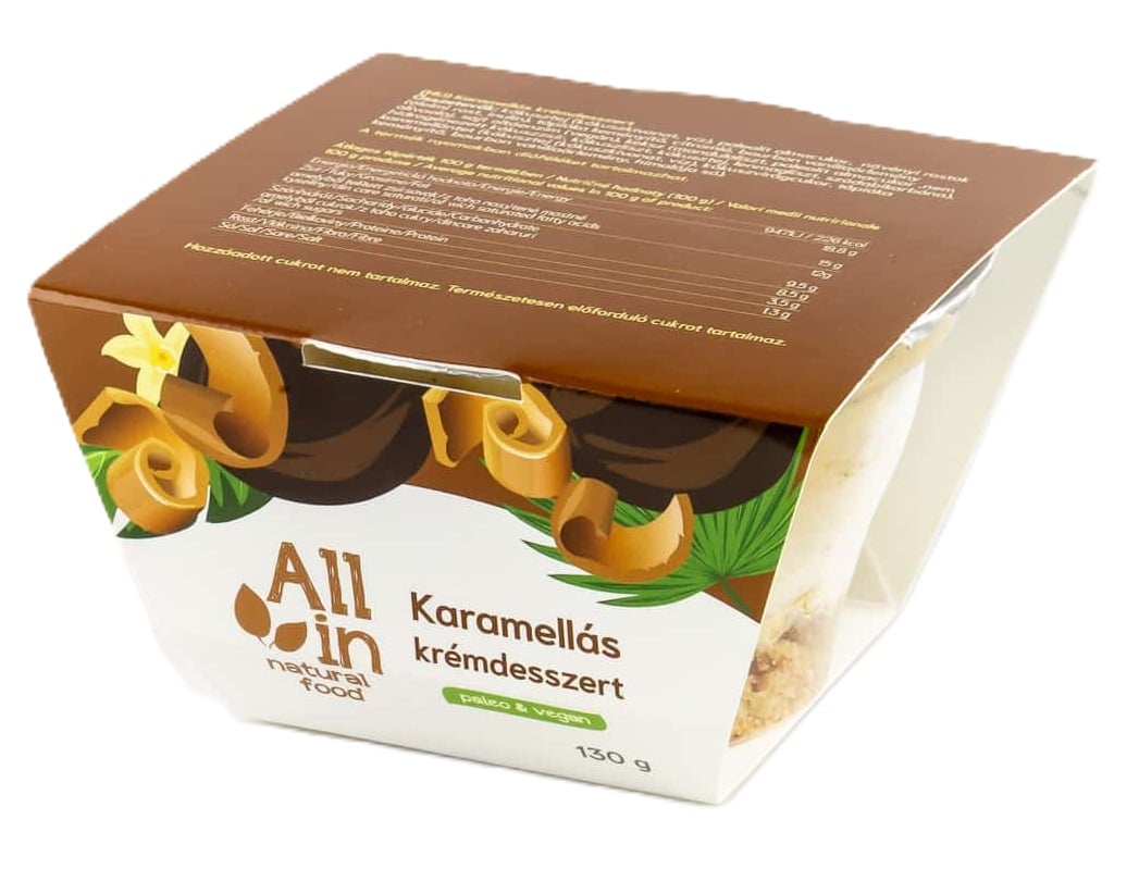 All in Natural Food Karamellás krémdesszert