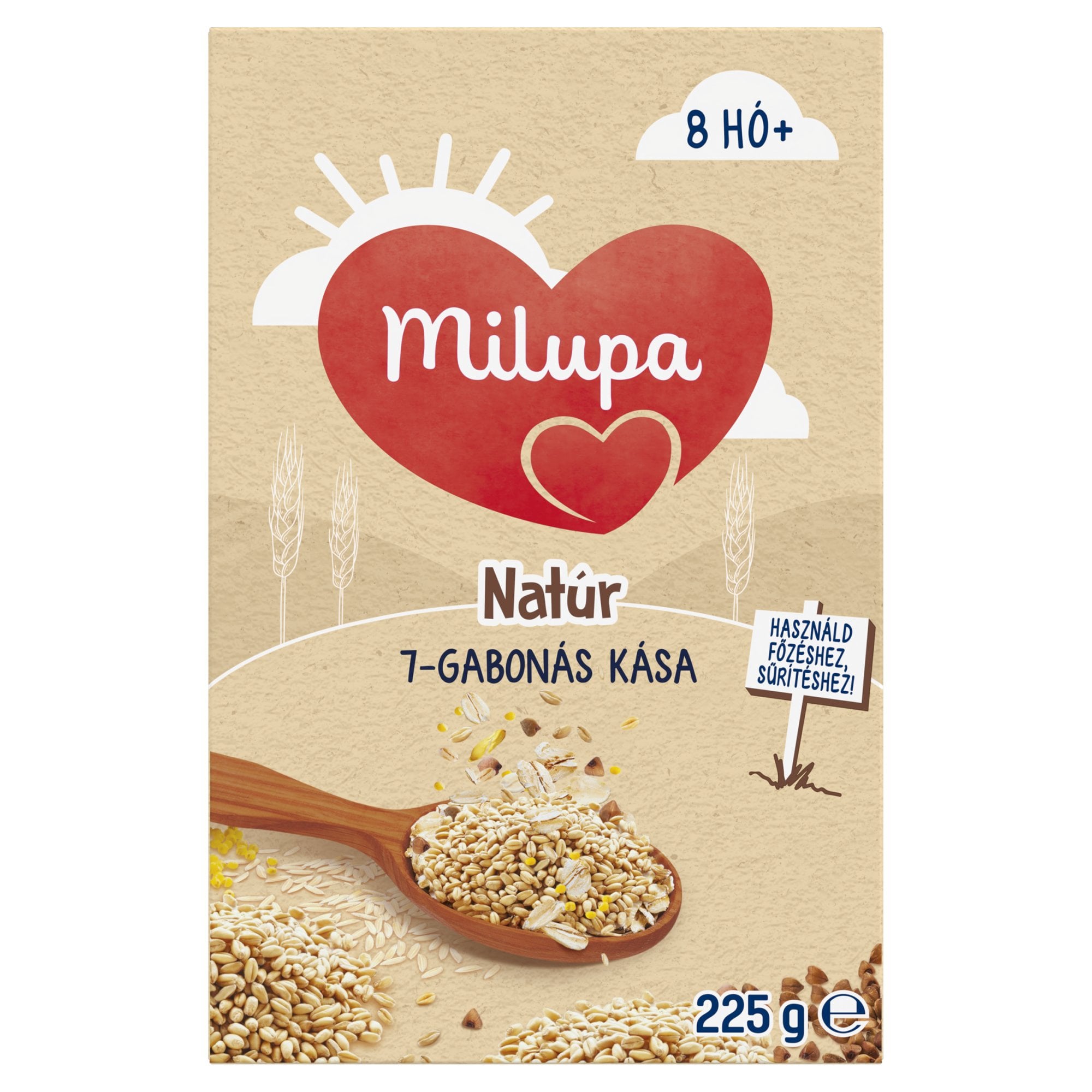 Milupa Natúr 7-gabonás kása 225 g 8 hónapos kortól
