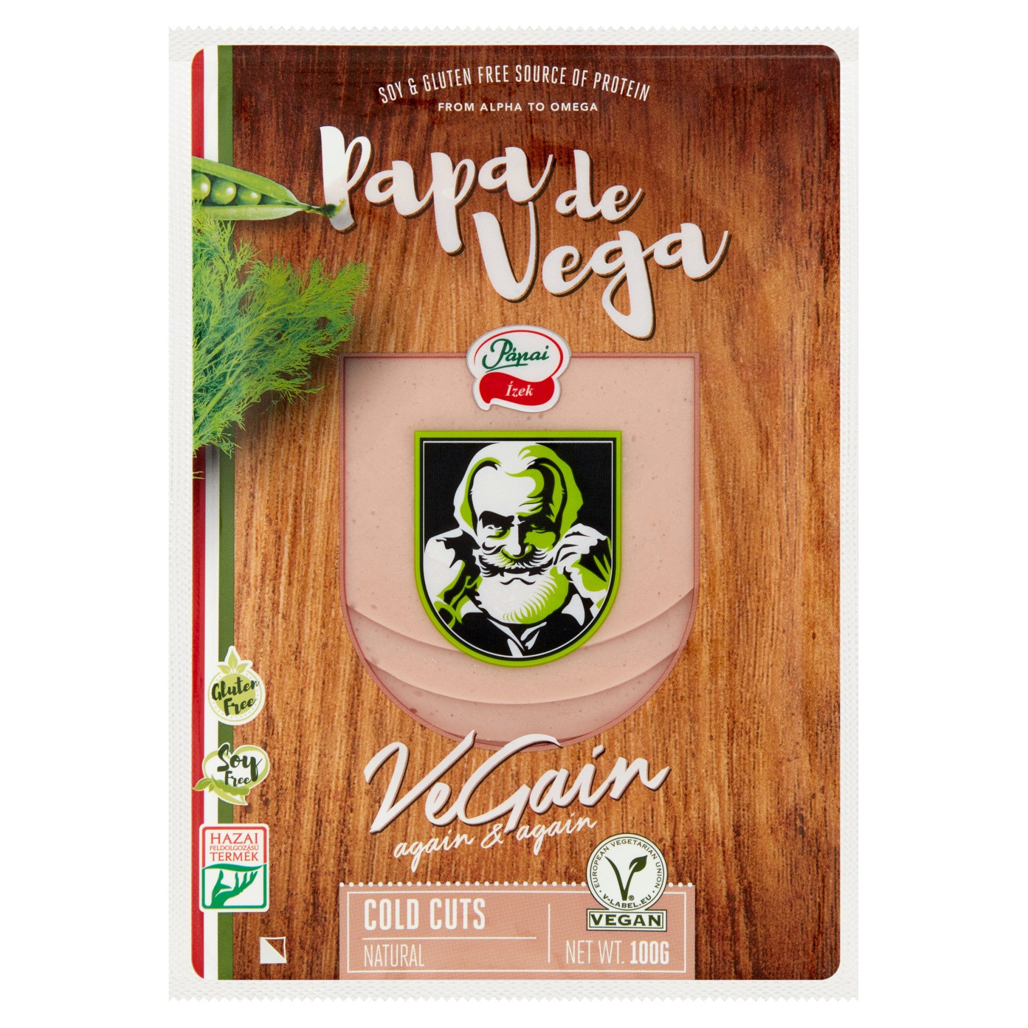 Papa de Vega Vegán szendvicsfeltét