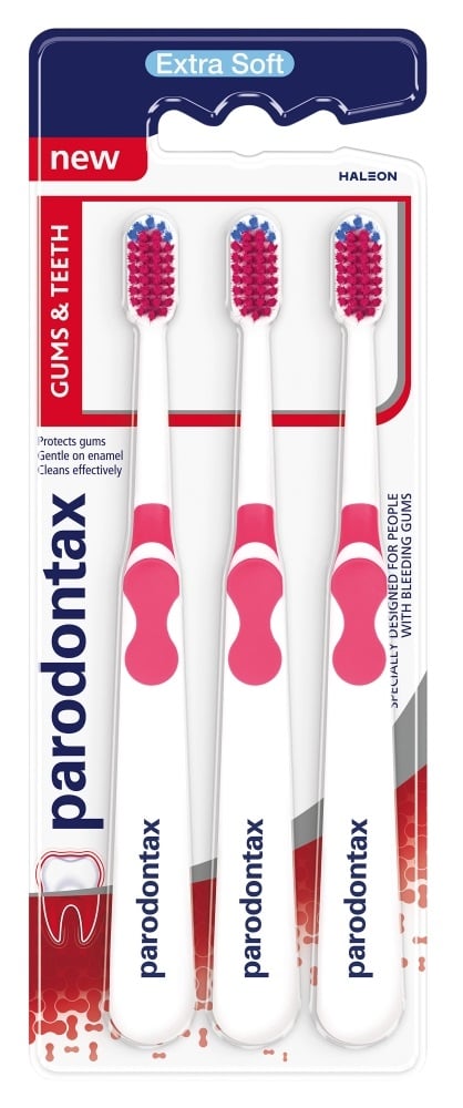 Parodontax Gums&Teeth Extra Soft fogkefe triopack