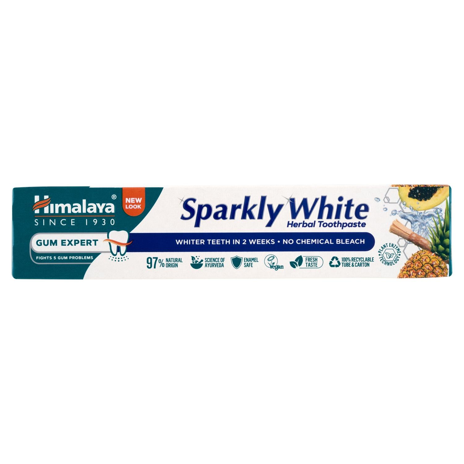 Himalaya Sparkly White fogfehérítő gyógynövényes fogkrém
