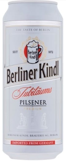 BERLINER Kindl eredeti német világos sör 5,1% (dobozos)
