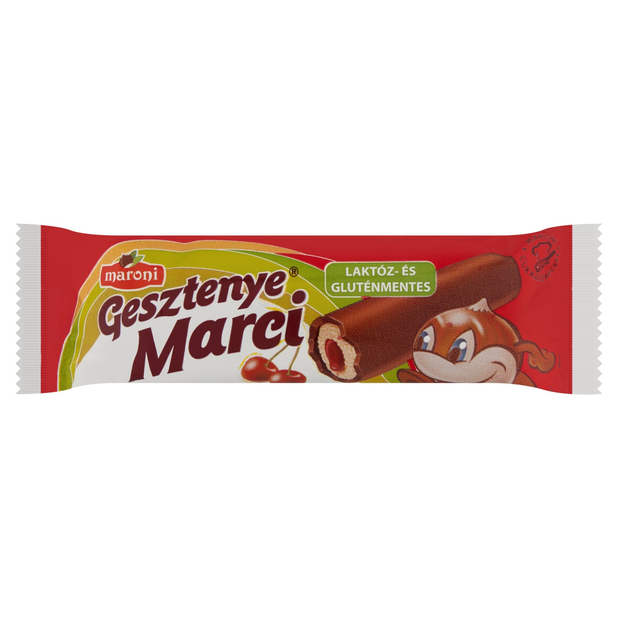 Gesztenye Marci Házi Meggydzsemmel  töltött gesztenyerúd