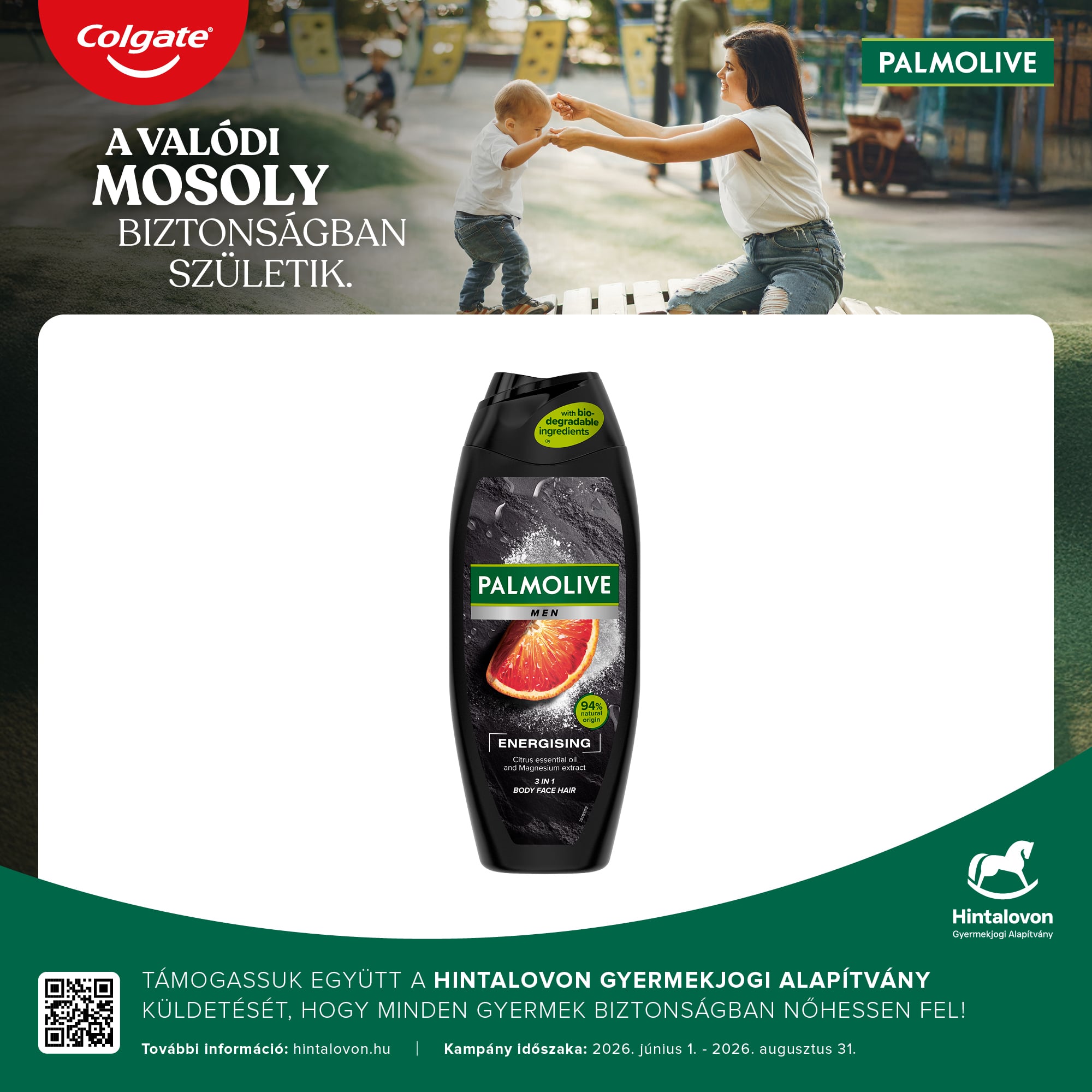 Palmolive Men Energising 3in1 férfi tusfürdő