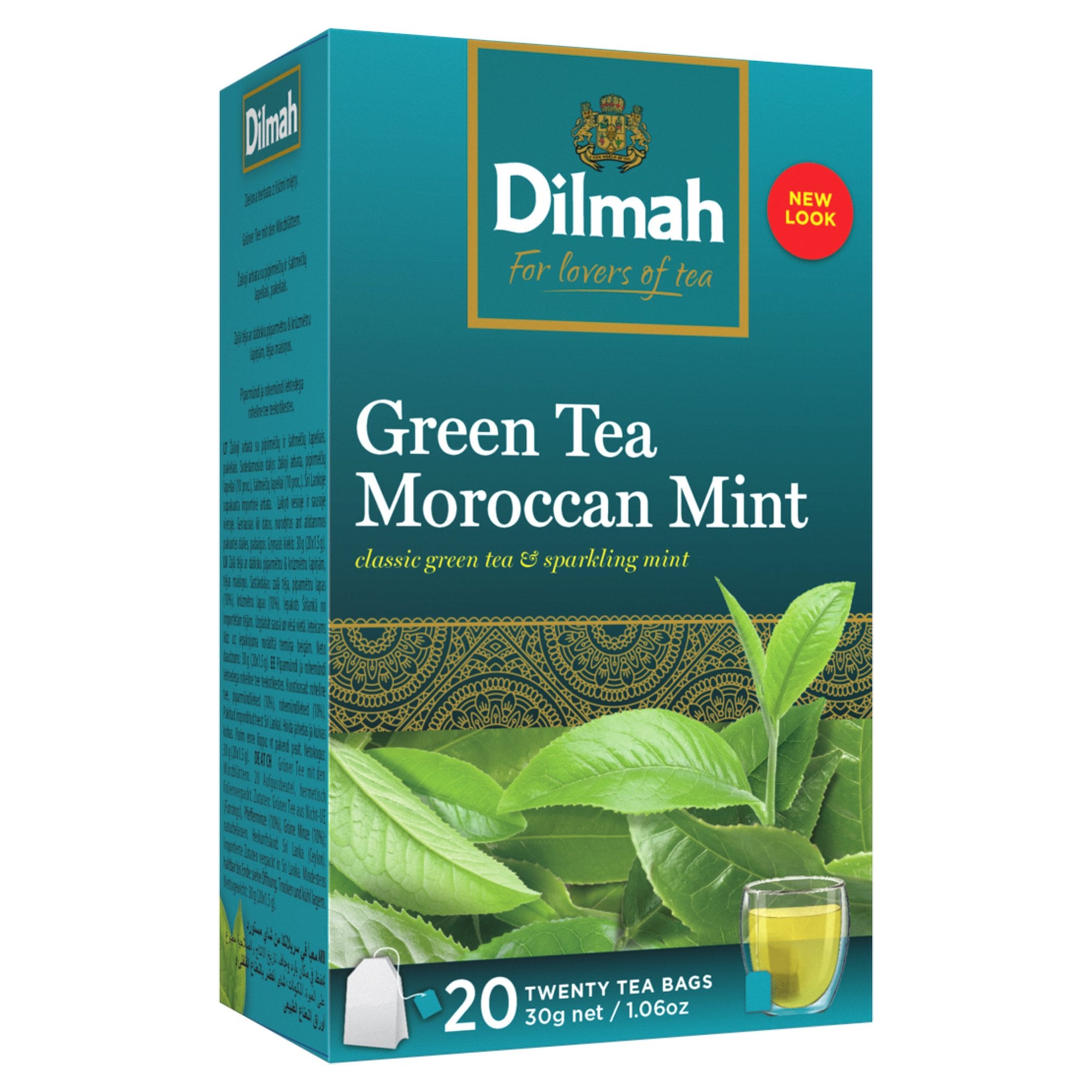 Dilmah Moroccan Mint - Mentás zöld tea aromazáró dobozban