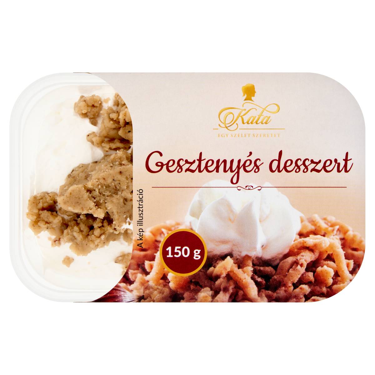 Gesztenyés Desszert Habbal